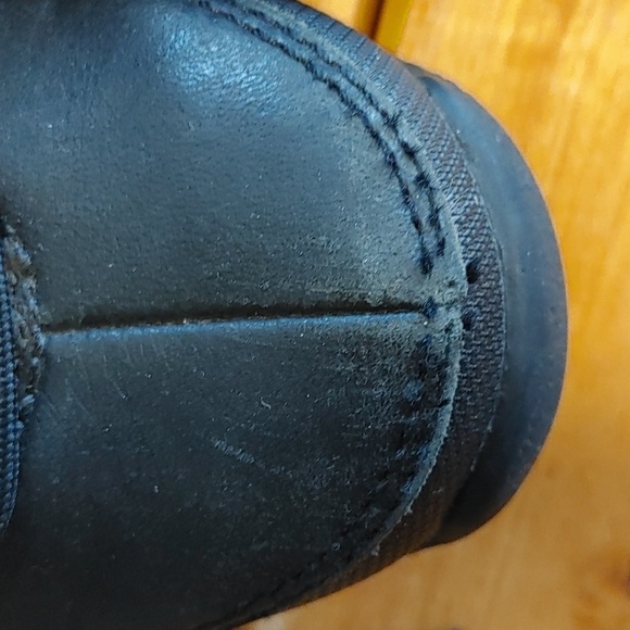 Toddler Timberland Black & Gold Leather Euro Sprint Jr. Hiking Boots - Picture 9 of 10